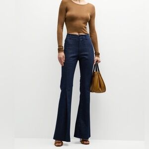 NWT Frame Denim Le Pixie Pleated Denim Pant